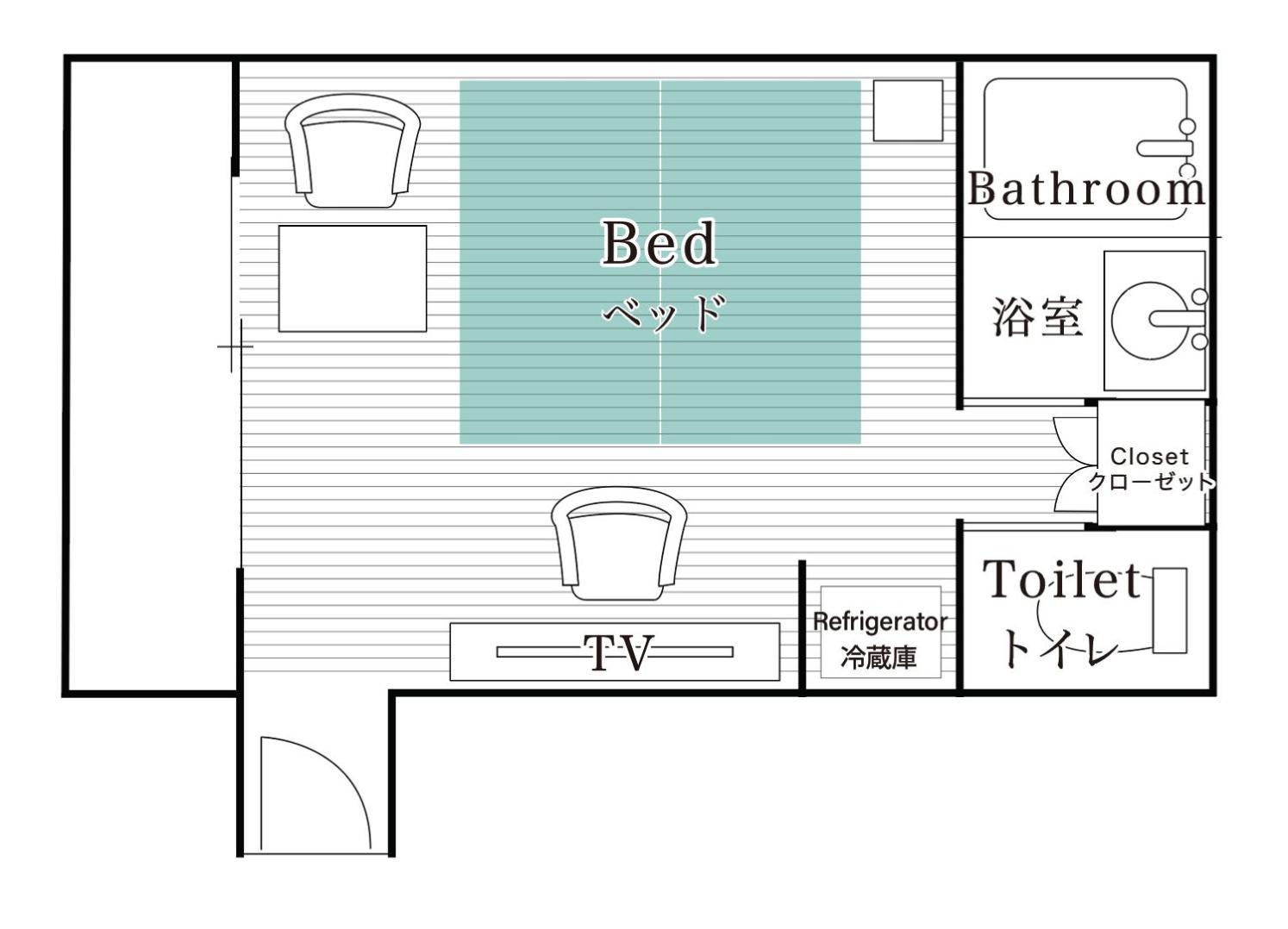 The Machiya Kamiumeya Hotel Kyoto Bilik gambar